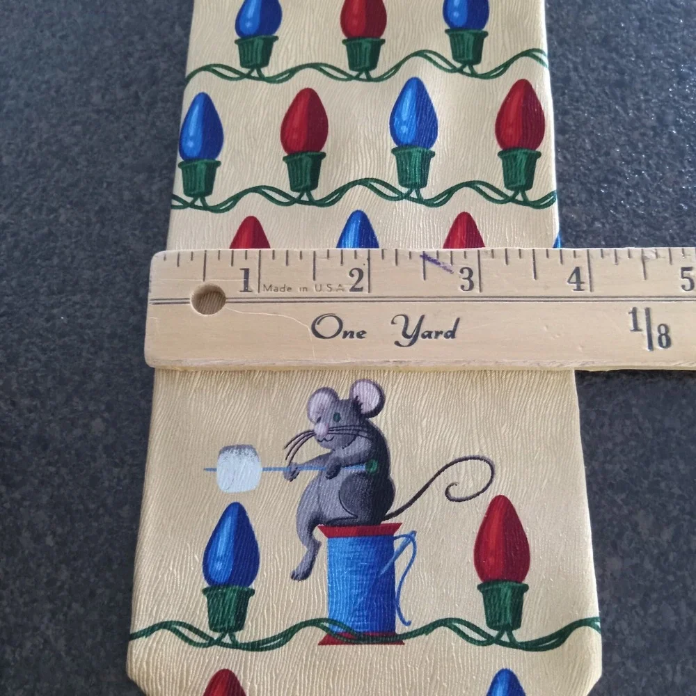 J.Z. Richards Handmade All Silk Christmas Light Necktie Lot 0f‎ 2